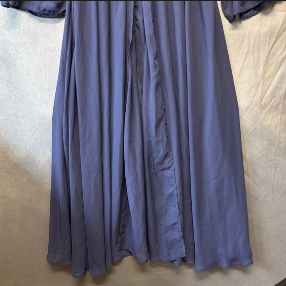 HaoDuoYi  Sheer Maxi Dress Duster XXL Witchy Goth Fairy Vamp Lingerie RUNS SMALL - Picture 5 of 11